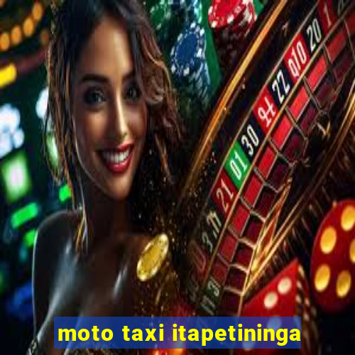 moto taxi itapetininga